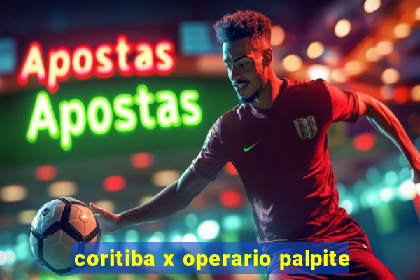 coritiba x operario palpite